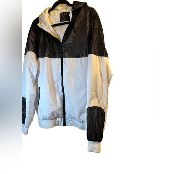 😎🏆Champs Sports Gear Jacket Lightweight Black White Size XL - Picture 5 of 14